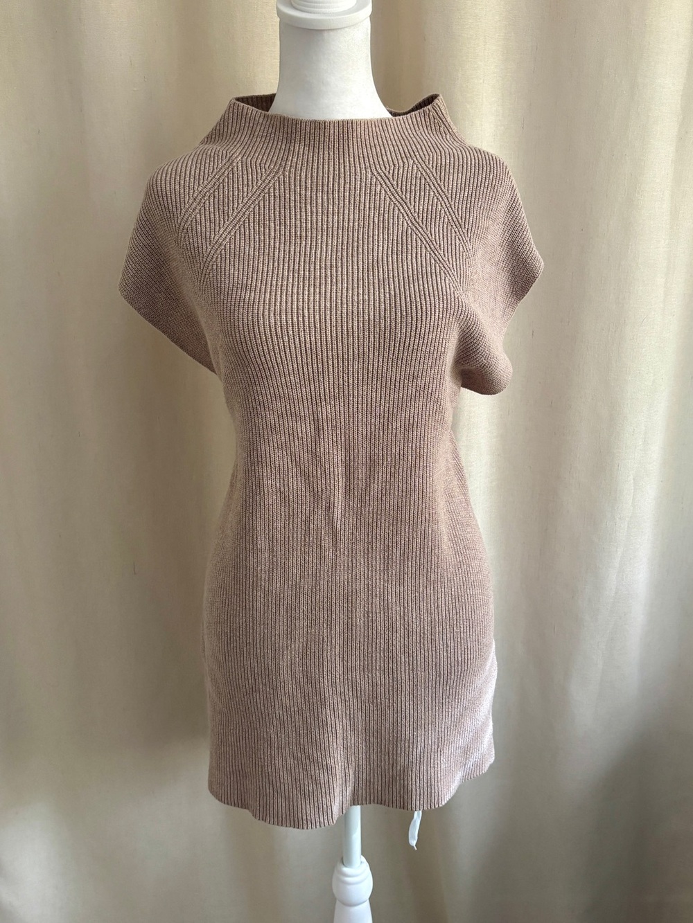 Banana Republic Knit Mock-Neck Tunic Dress — Size S
